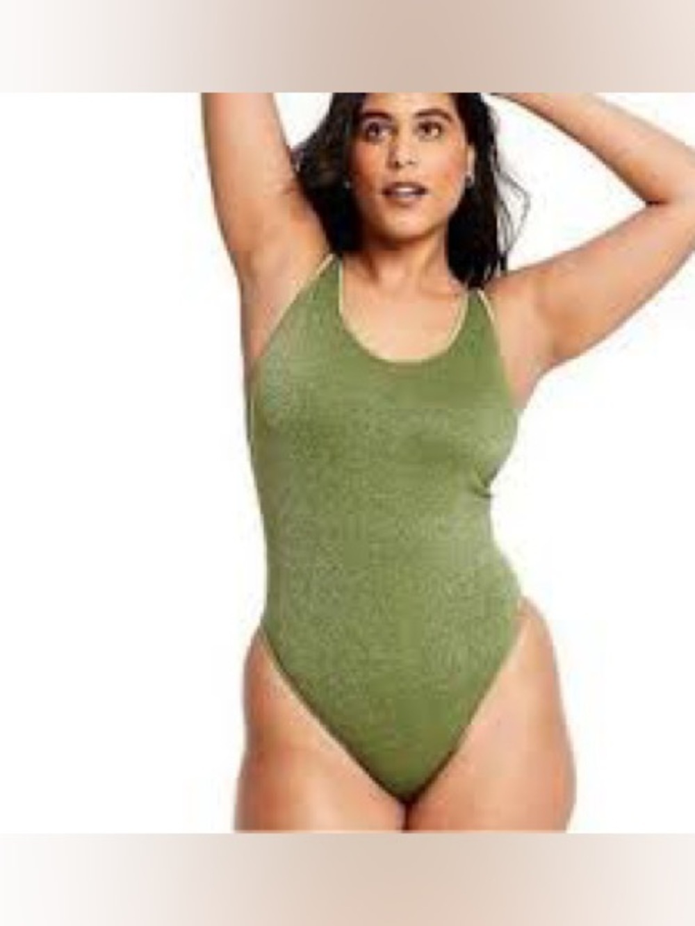 FE Noel Olive Green One-Piece Swimsuit